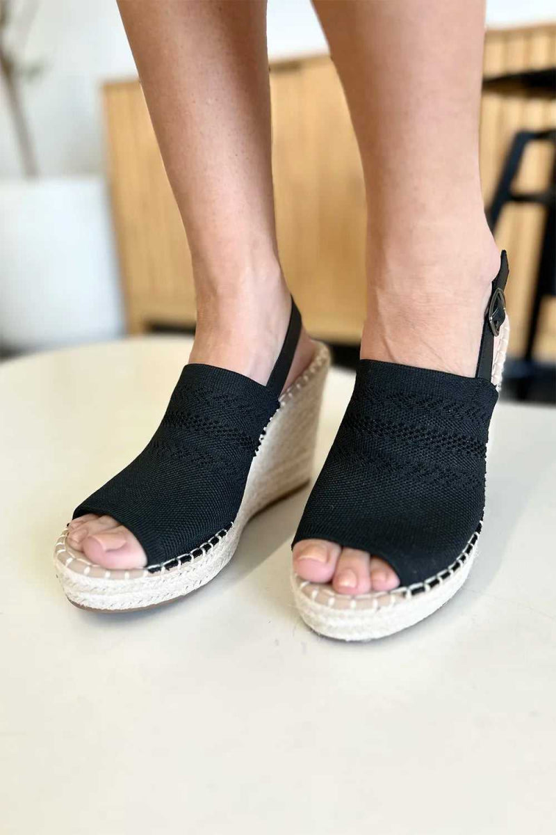 Forever Link Peep Toe High Heel Sandals - Hopeford Streams