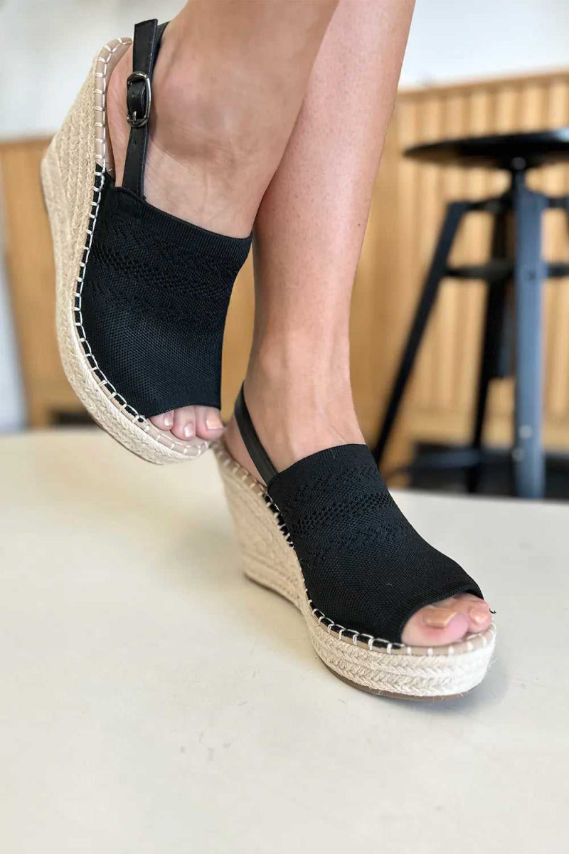 Forever Link Peep Toe High Heel Sandals - Hopeford Streams