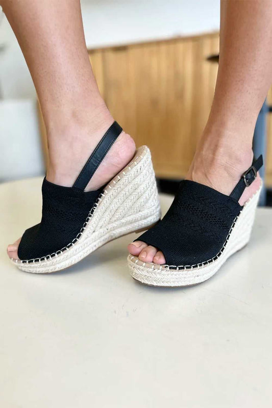 Forever Link Peep Toe High Heel Sandals - Hopeford Streams