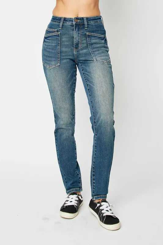 Judy Blue Full Size High Waist Skinny Jeans - Hopeford Streams