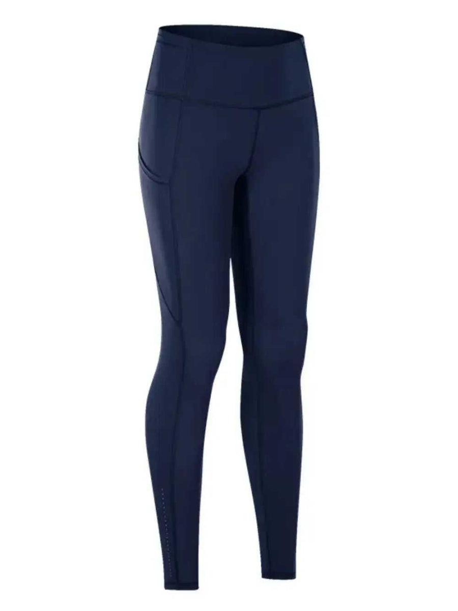 Wide Waistband Sports Leggings - Hopeford Streams